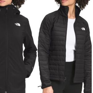 Women’s The North Face Size Medium black double jacket nwt